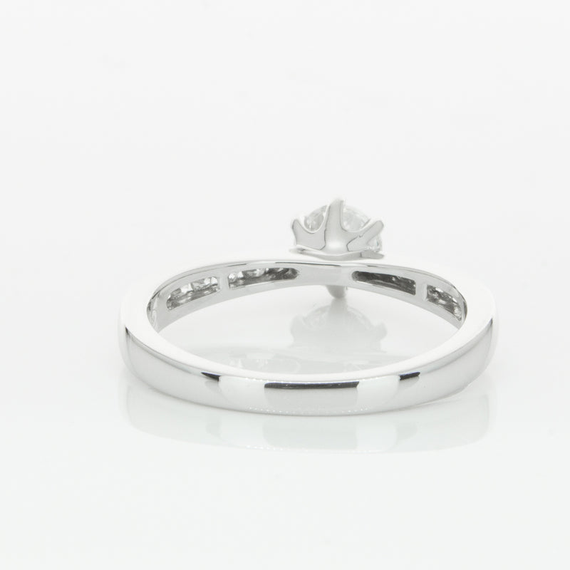 Platinum .59ct Diamond Avalon Ring-Ring-Walker & Hall