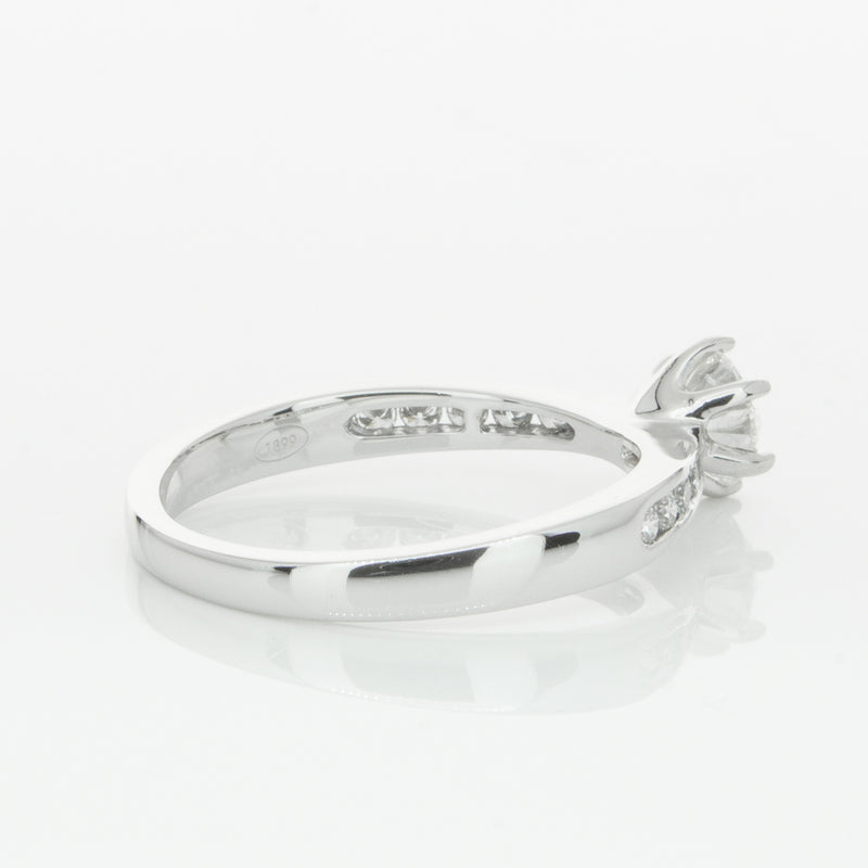 Platinum .59ct Diamond Avalon Ring-Ring-Walker & Hall