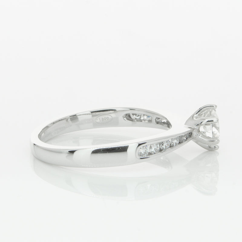 Platinum .59ct Diamond Avalon Ring-Ring-Walker & Hall