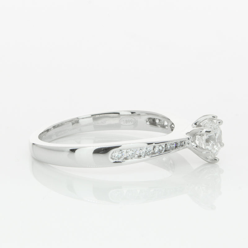 Platinum .59ct Diamond Avalon Ring-Ring-Walker & Hall