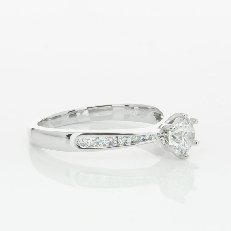 Platinum .59ct Diamond Avalon Ring-Ring-Walker & Hall