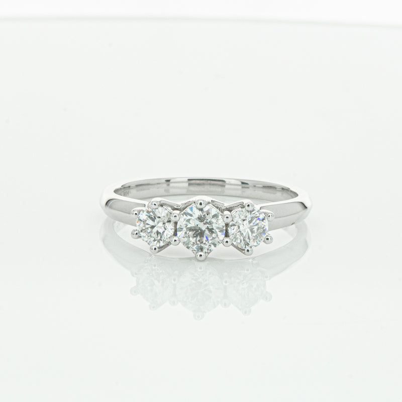 14ct White Gold .70ct Diamond Charis Ring-Ring-Walker & Hall