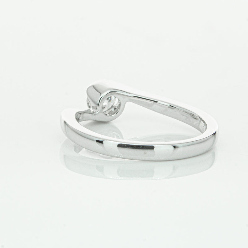 18ct White Gold .30ct Diamond Embrace Ring-Ring-Walker & Hall