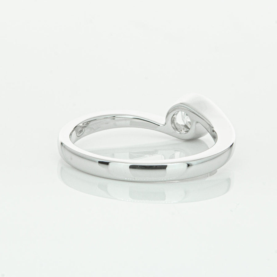 18ct White Gold .30ct Diamond Embrace Ring-Ring-Walker & Hall