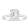 18ct White Gold Diamond Melody Ring-Ring-Walker & Hall