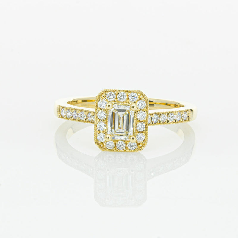 18ct Yellow Gold .30ct Diamond Aria Ring-Ring-Walker & Hall