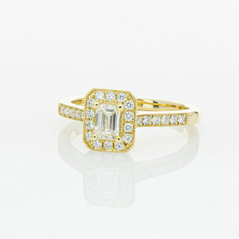 18ct Yellow Gold .30ct Diamond Aria Ring-Ring-Walker & Hall