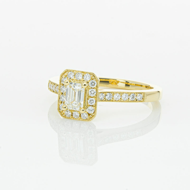 18ct Yellow Gold .30ct Diamond Aria Ring-Ring-Walker & Hall