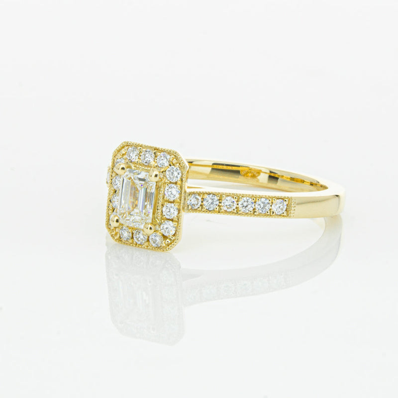 18ct Yellow Gold .30ct Diamond Aria Ring-Ring-Walker & Hall