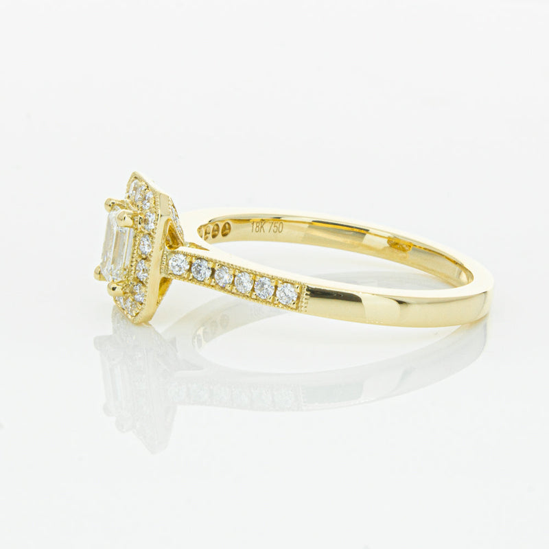 18ct Yellow Gold .30ct Diamond Aria Ring-Ring-Walker & Hall