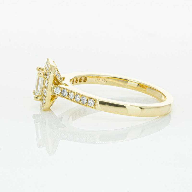 18ct Yellow Gold .30ct Diamond Aria Ring-Ring-Walker & Hall
