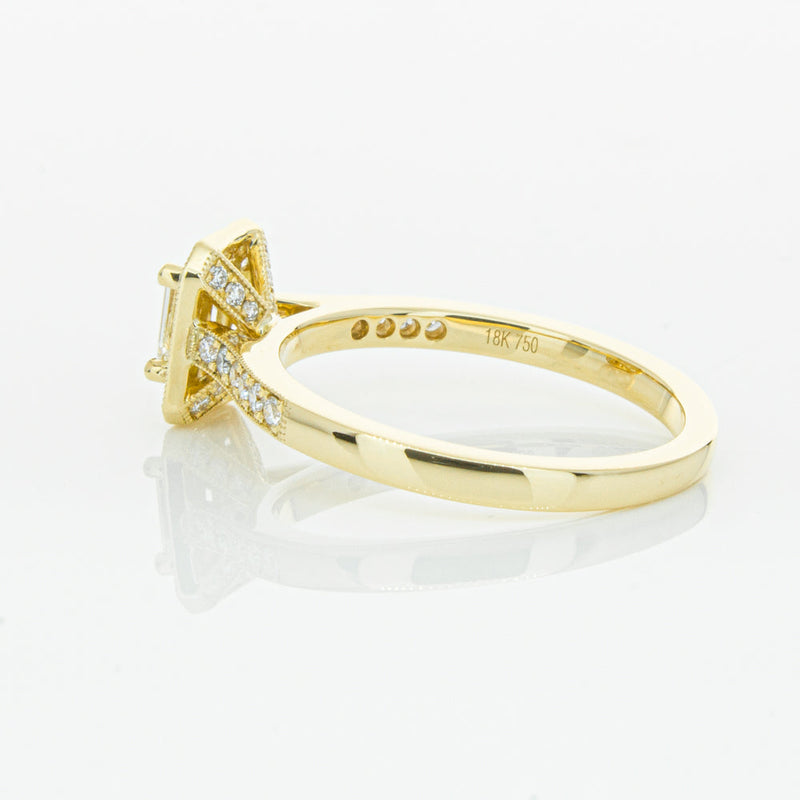 18ct Yellow Gold .30ct Diamond Aria Ring-Ring-Walker & Hall