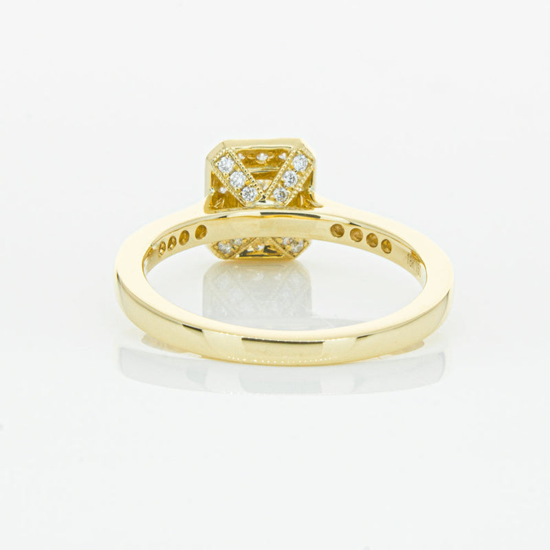 18ct Yellow Gold .30ct Diamond Aria Ring-Ring-Walker & Hall