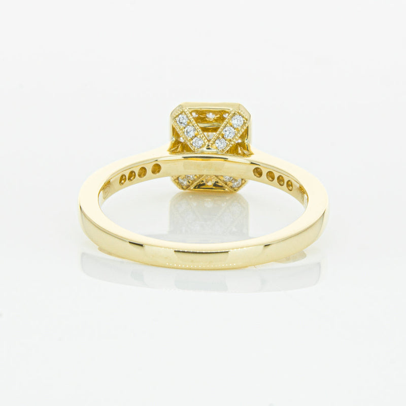 18ct Yellow Gold .30ct Diamond Aria Ring-Ring-Walker & Hall