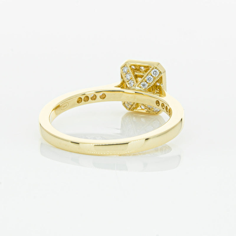 18ct Yellow Gold .30ct Diamond Aria Ring-Ring-Walker & Hall