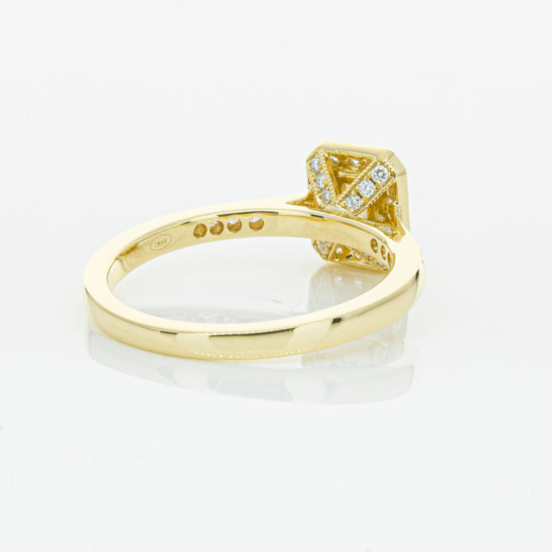 18ct Yellow Gold .30ct Diamond Aria Ring-Ring-Walker & Hall