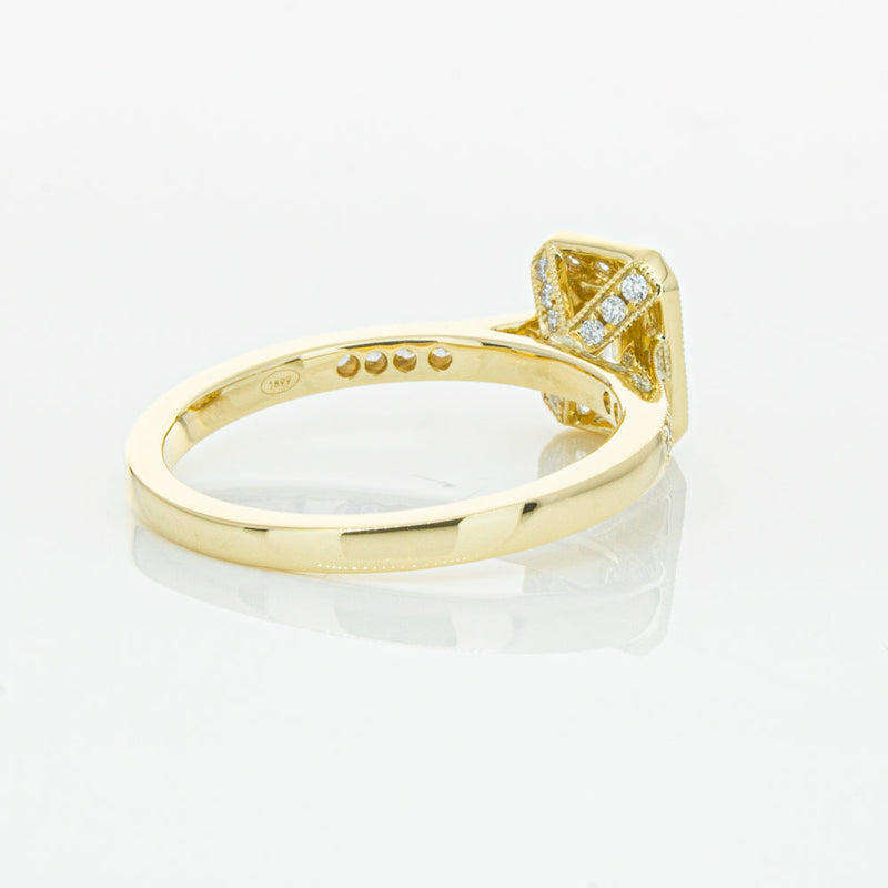 18ct Yellow Gold .30ct Diamond Aria Ring-Ring-Walker & Hall