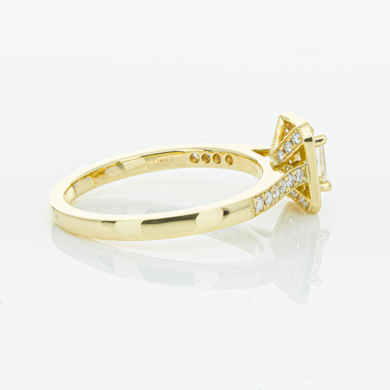 18ct Yellow Gold .30ct Diamond Aria Ring-Ring-Walker & Hall