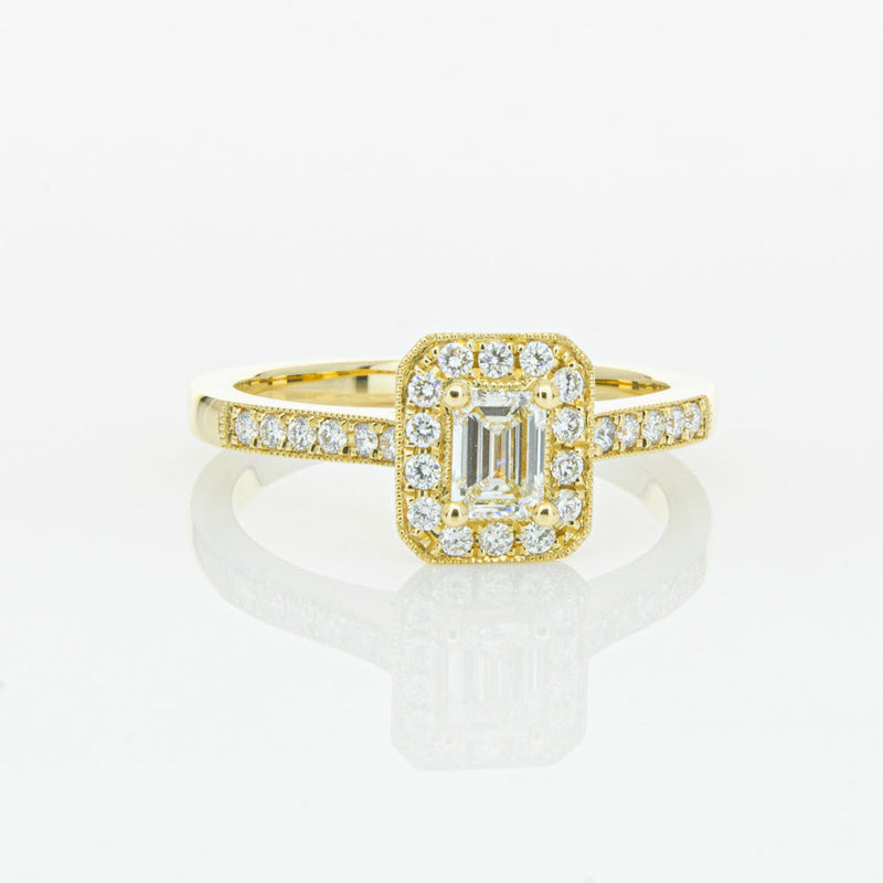 18ct Yellow Gold .30ct Diamond Aria Ring-Ring-Walker & Hall