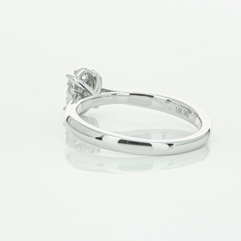 14ct White Gold Diamond Mila Ring-Ring-Walker & Hall