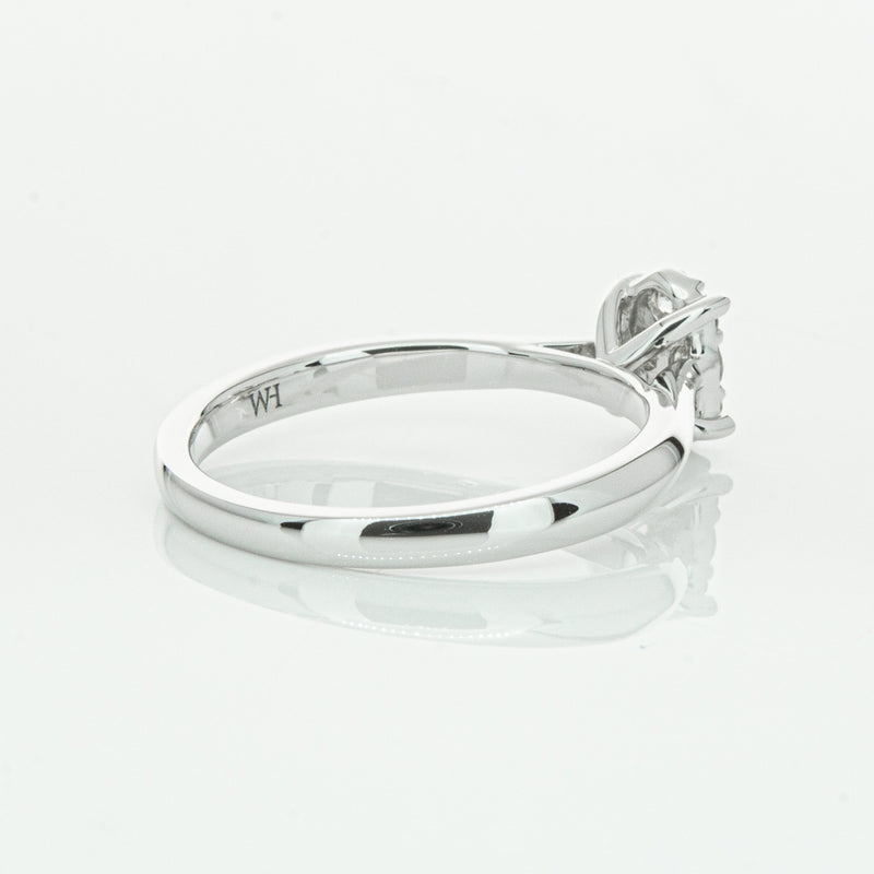 14ct White Gold Diamond Mila Ring-Ring-Walker & Hall