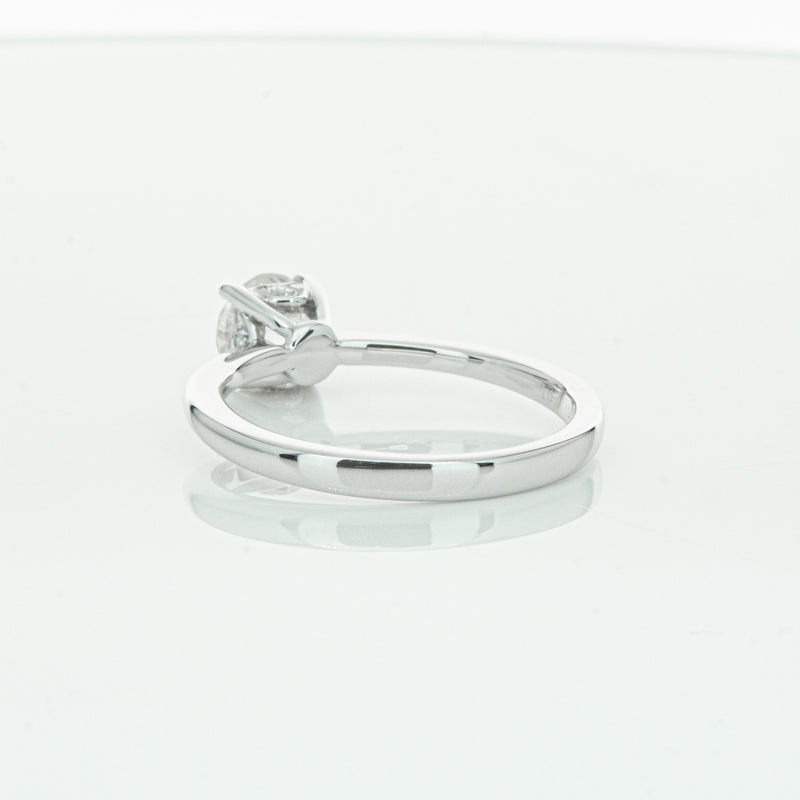 18ct White Gold Old Mine Cut Diamond Ring-Ring-Walker & Hall