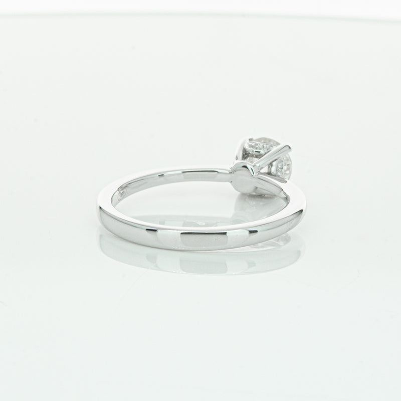 18ct White Gold Old Mine Cut Diamond Ring-Ring-Walker & Hall