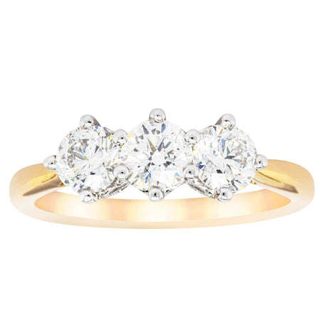 18ct Yellow Gold 1.21ct Diamond Coronado Ring-Ring-Walker & Hall