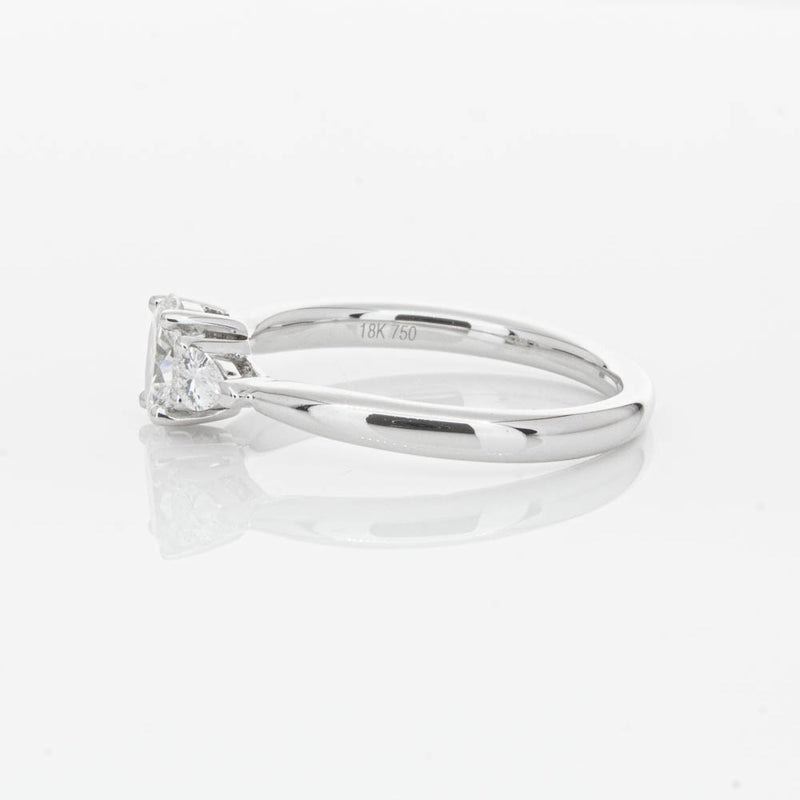 18ct White Gold .40ct Oval Diamond Ayla Ring-Ring-Walker & Hall