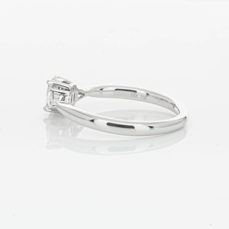 18ct White Gold .40ct Oval Diamond Ayla Ring-Ring-Walker & Hall