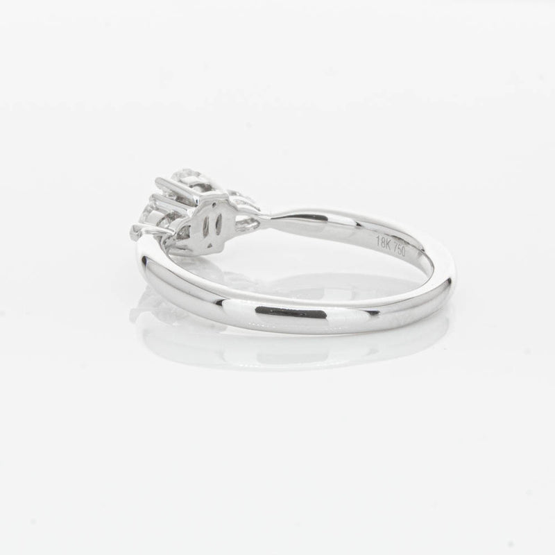 18ct White Gold .40ct Oval Diamond Ayla Ring-Ring-Walker & Hall