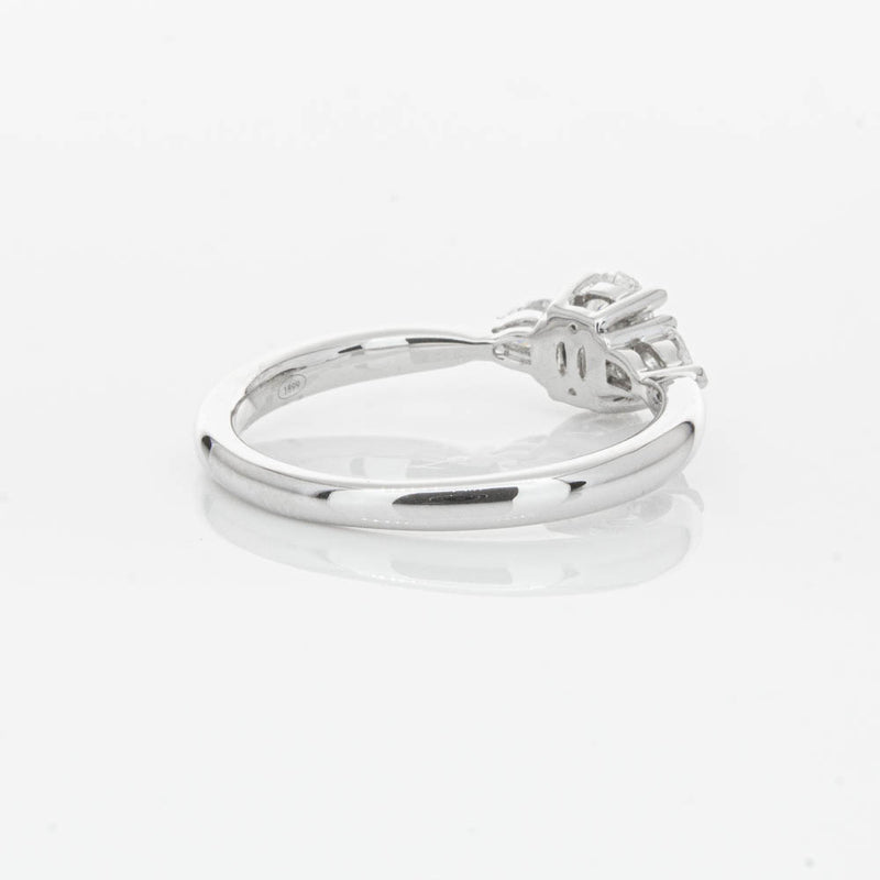 18ct White Gold .40ct Oval Diamond Ayla Ring-Ring-Walker & Hall