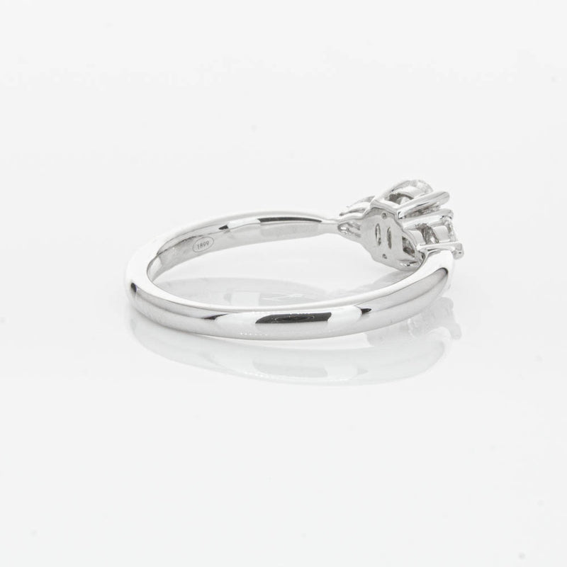 18ct White Gold .40ct Oval Diamond Ayla Ring-Ring-Walker & Hall