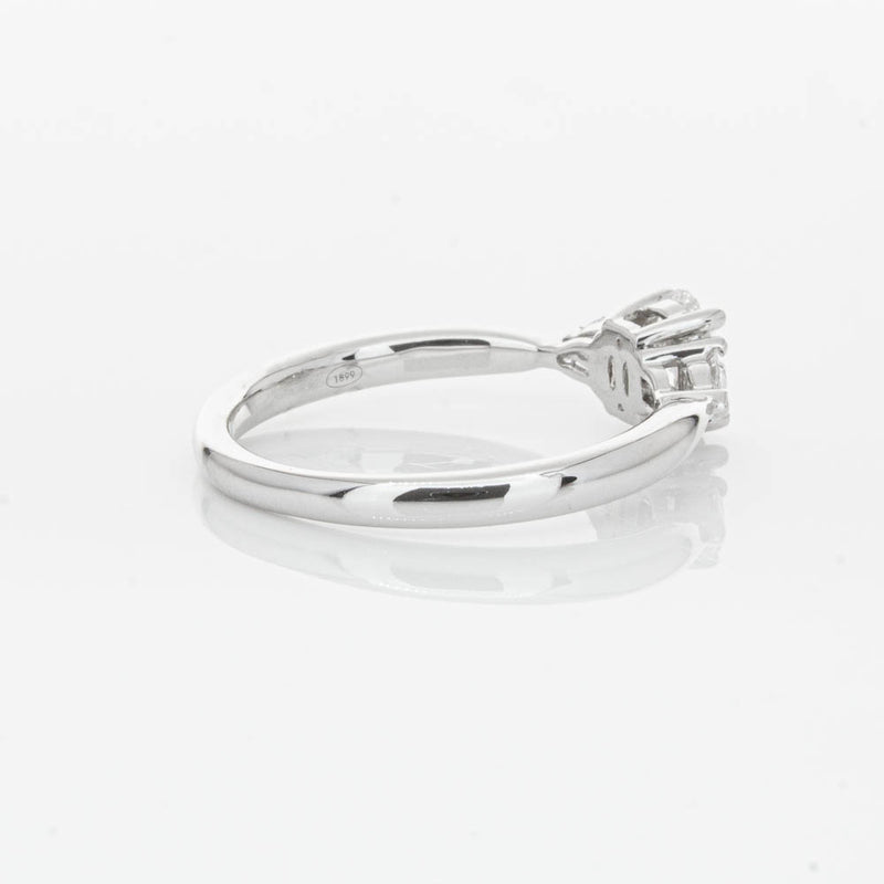 18ct White Gold .40ct Oval Diamond Ayla Ring-Ring-Walker & Hall