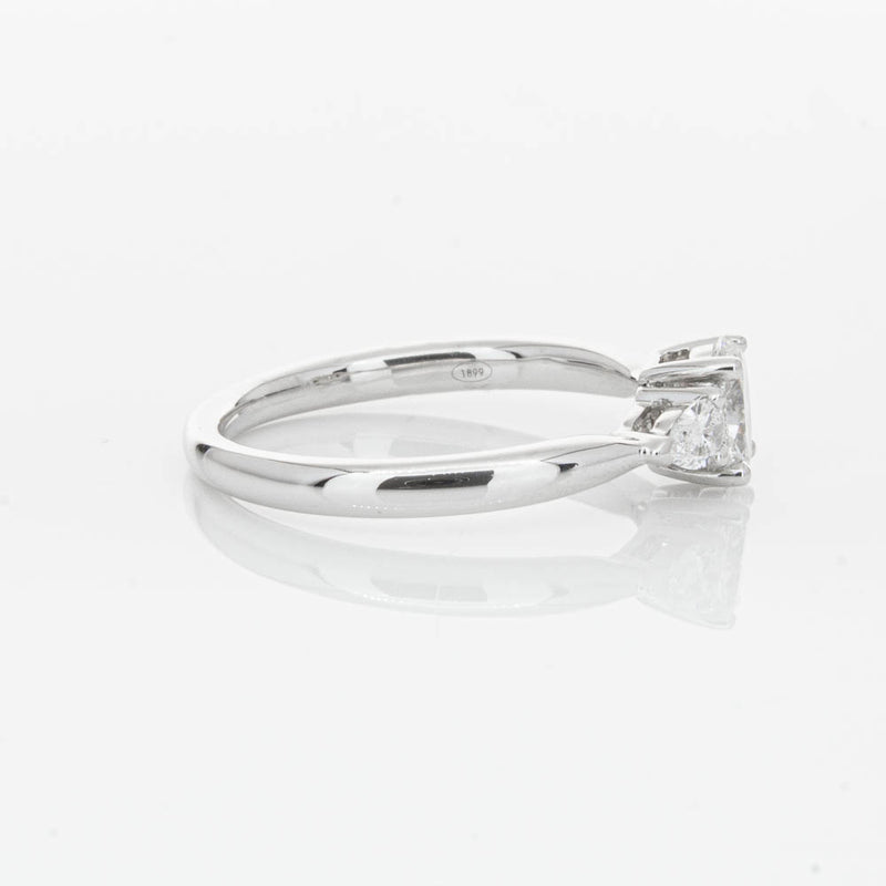 18ct White Gold .40ct Oval Diamond Ayla Ring-Ring-Walker & Hall