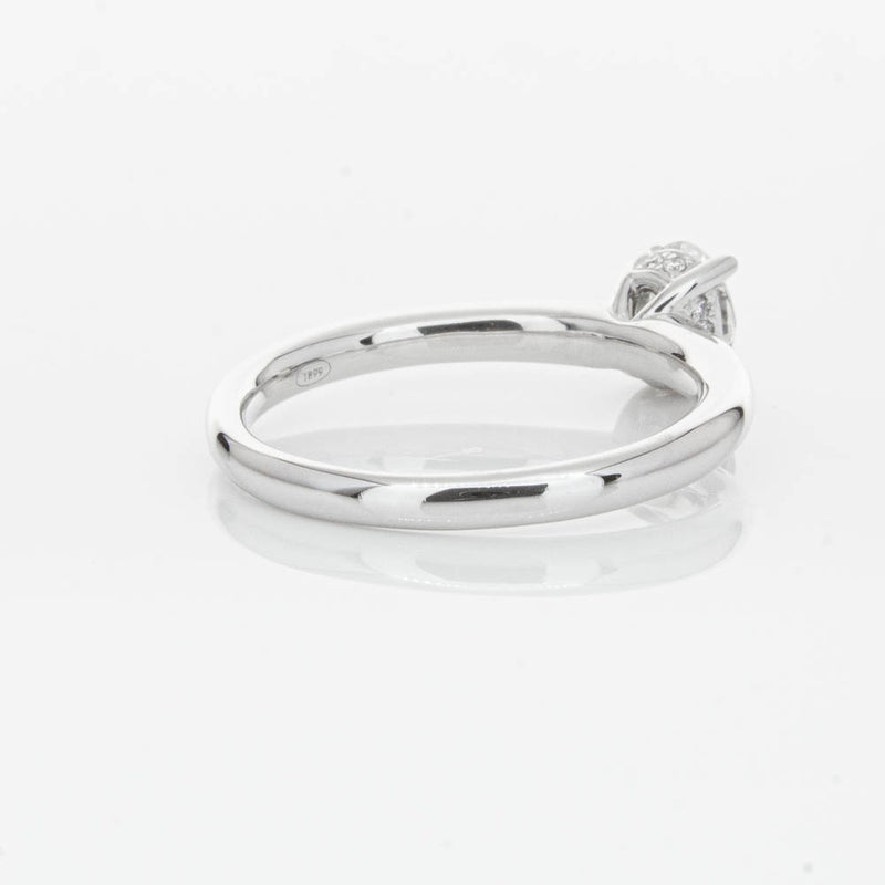 18ct White Gold Oval Cut Diamond Ring-Ring-Walker & Hall