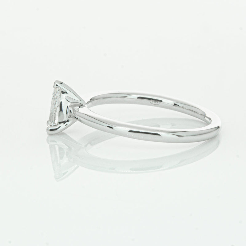 18ct White Gold .40ct Pear Cut Diamond Melba Ring-Ring-Walker & Hall