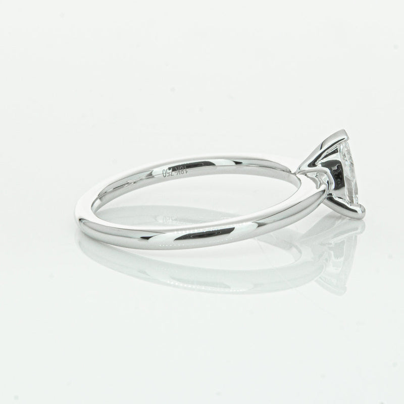 18ct White Gold .40ct Pear Cut Diamond Melba Ring-Ring-Walker & Hall