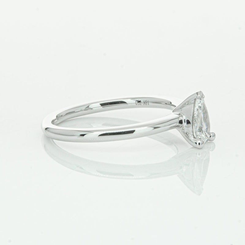 18ct White Gold .40ct Pear Cut Diamond Melba Ring-Ring-Walker & Hall