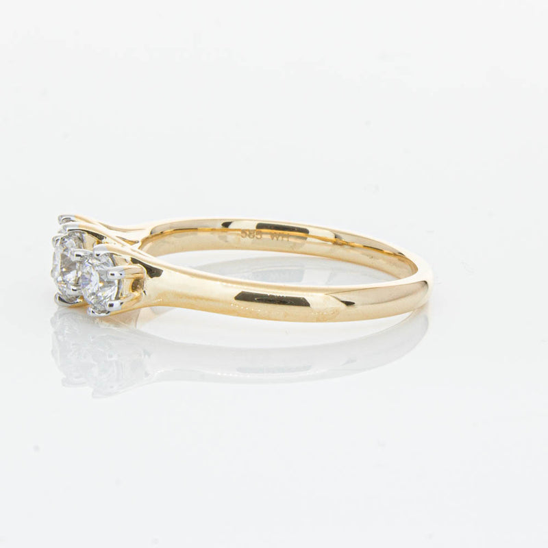 14ct Yellow Gold .70ct Diamond Charis Ring-Ring-Walker & Hall