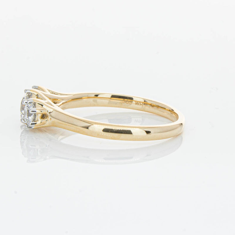 14ct Yellow Gold .70ct Diamond Charis Ring-Ring-Walker & Hall