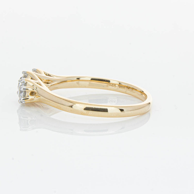 14ct Yellow Gold .70ct Diamond Charis Ring-Ring-Walker & Hall