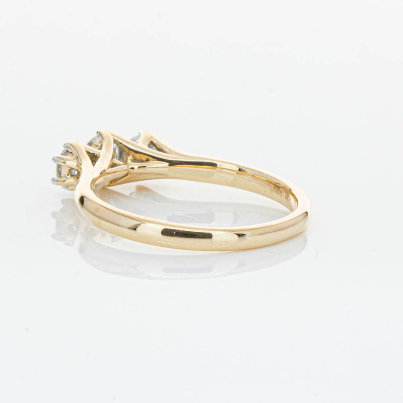 14ct Yellow Gold .70ct Diamond Charis Ring-Ring-Walker & Hall