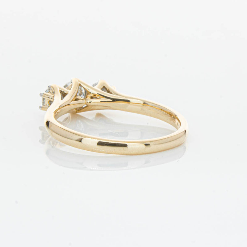 14ct Yellow Gold .70ct Diamond Charis Ring-Ring-Walker & Hall