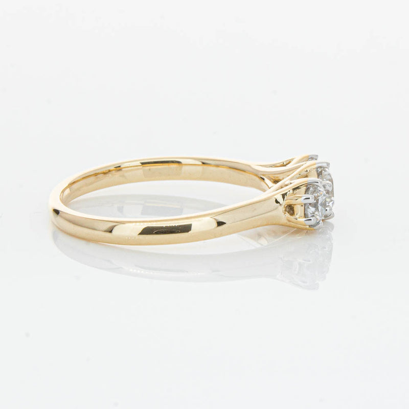 14ct Yellow Gold .70ct Diamond Charis Ring-Ring-Walker & Hall