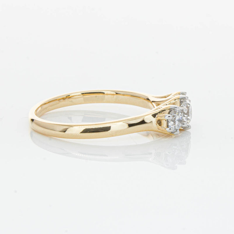 14ct Yellow Gold .70ct Diamond Charis Ring-Ring-Walker & Hall