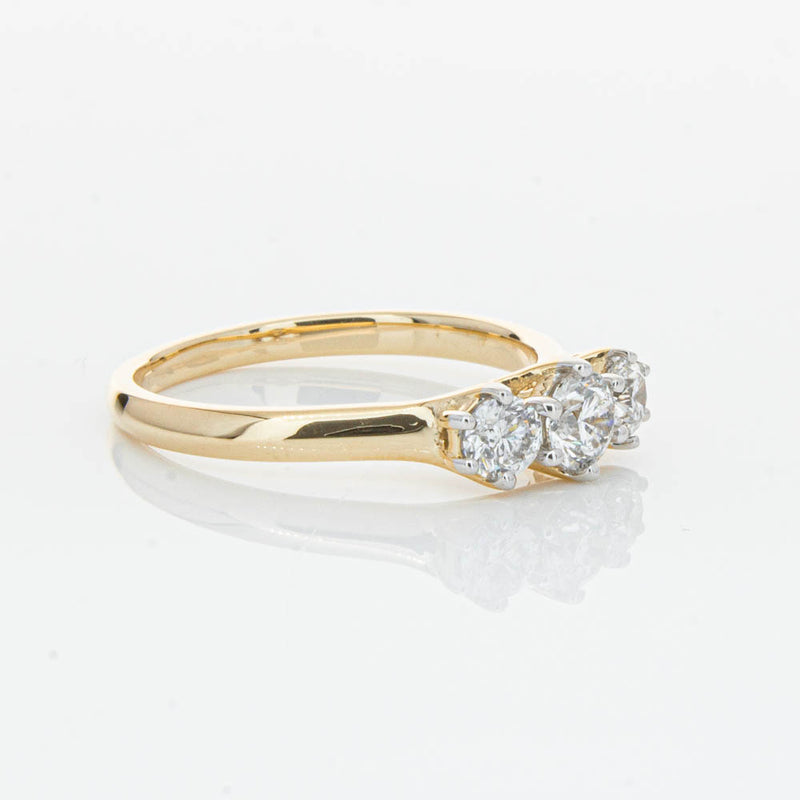14ct Yellow Gold .70ct Diamond Charis Ring-Ring-Walker & Hall