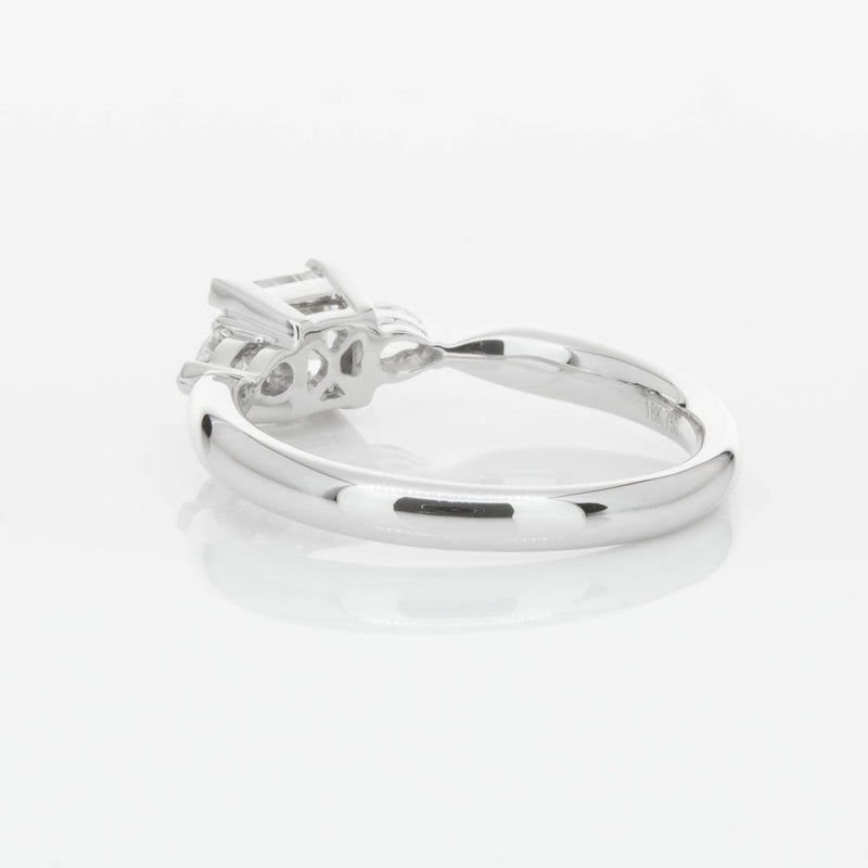 18ct White Gold 1.02ct Princess Cut Diamond Ayla Ring-Ring-Walker & Hall