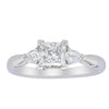 18ct White Gold 1.02ct Princess Cut Diamond Ayla Ring-Ring-Walker & Hall