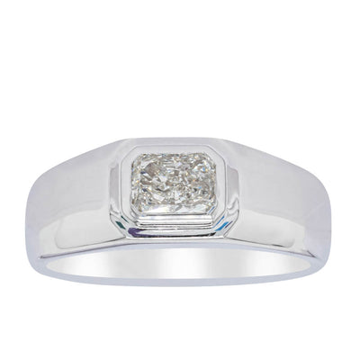 14ct White Gold Diamond Ring-Ring-Walker & Hall